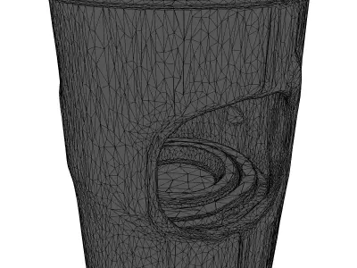 Damaged Hydraulic Piston 3D Model 3D model