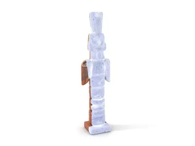 Intricate Totem Pole Model Pack Low-poly 3D model