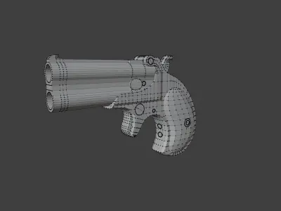 Remington Model 95 Derringer 3D model
