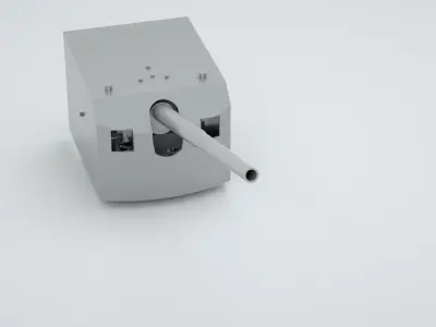 Bofors 15cm 150mm 50 Mk6 Naval Gun and Artillery 3D model
