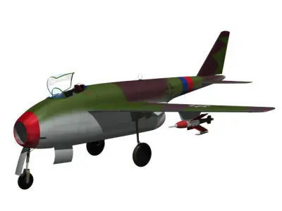 Messerschmitt P1101 3D model