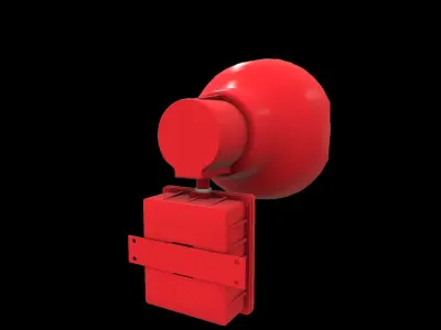 Fire Alarm Siren 3D model