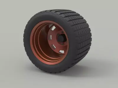 Offroad wheel 26 3D model