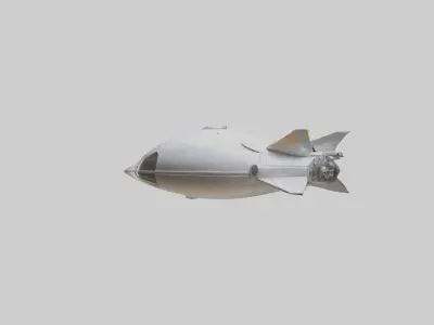 Personal Space Travel 1 Low-poly 3D model