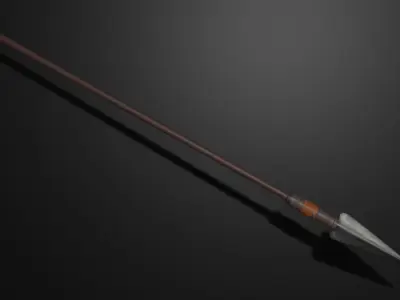 Spear Tarzan jungle spear Free 3D model