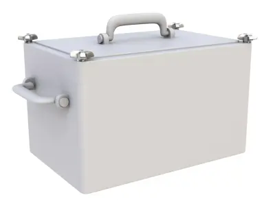Plastic container 04 3D model