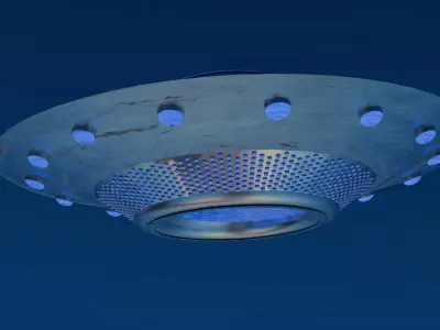 Flying Saucer Free 3D model