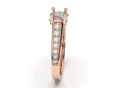 solitaire with ring sizes  8 part S32 3D print model