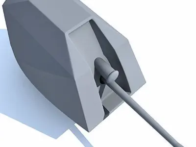 Deck Gun 3D model