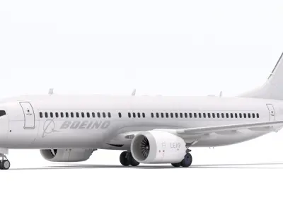 Boeing 737-800 MAX Collection 3D model