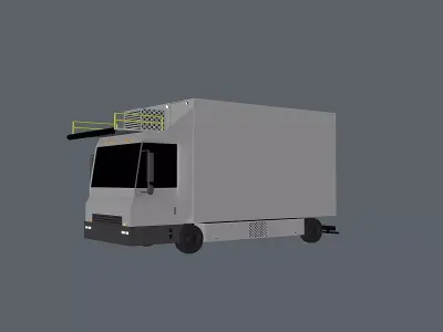Airport Catering Truck Low-poly 3D model by bixballpark
