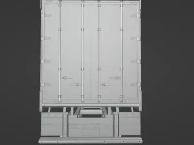 Truck Trailer 3D model by Jesko101 from CGTrader