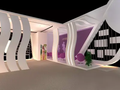 Exhibition - Area - 9X14-3DMAX2009-08 3D model