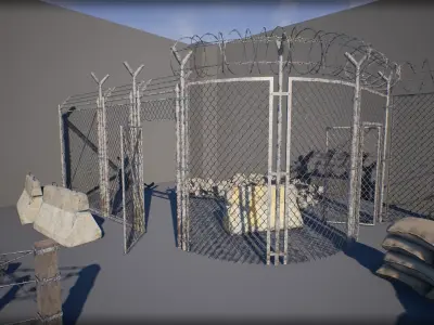 Military Props Low-poly 3D model purchase