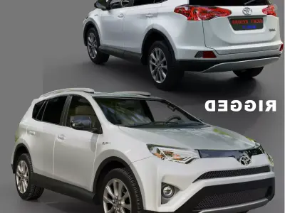 Toyota Rav4 2017 Hybrid Free 3D model