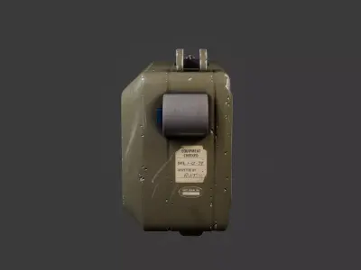 Military Console Terminal 1980s  3D model