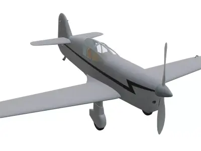 percival-mew-gull-e-3h Low-poly 3D model