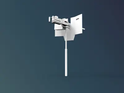 Weapon ship 3D print model