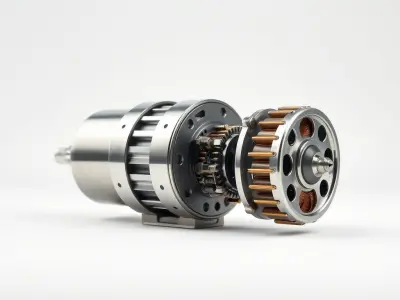 Detailed Electric Motor Model Pack for Gaming and Simulation Low-poly 3D model
