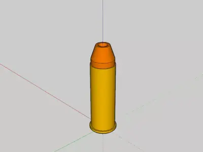 44 Magnum round Free 3D model