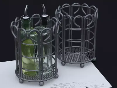NORDSK METIF SALAD DRESSING BOTTLE 2021 3D model