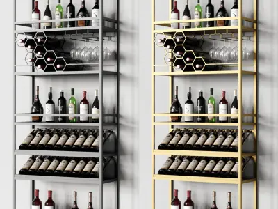 Homary Industrial Rack 04 3D model