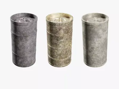 Tank Cylinders Bombonas Series Content Flux Tools G1 N1-3  3D model