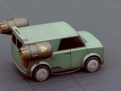 SV-600 RIGGED 3D model