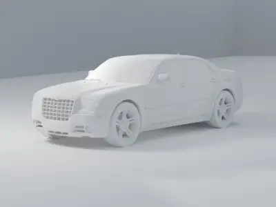 CHRYSLER 3D CAR MODEL Low-poly 3D model