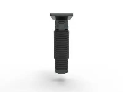 Handle for cosplay blaster pistol 8 3D print model
