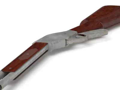 Shotgun Winchester 1887 3D model