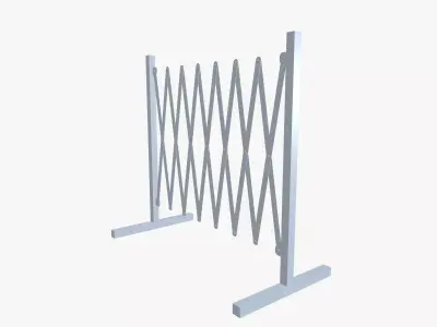 Barricade Low-poly 3D model buy