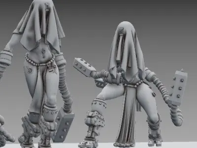 Arcofabulous Flagellant Set 2 3D print model