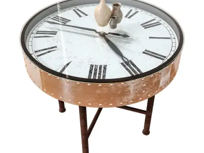 Table Clock 2 3D model