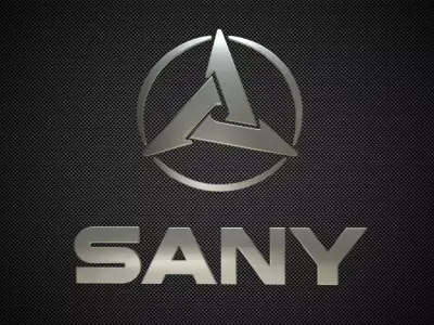 sany logo 3D model
