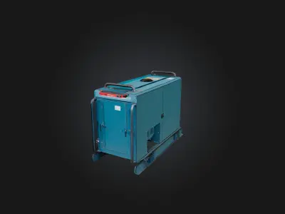 Electric Generator Low-poly 3D model purchase