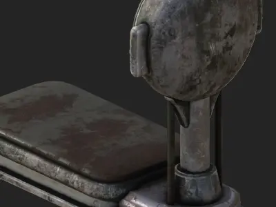 Platform Balance 4K PBR GameReady Low-poly 3D model