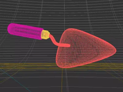 Spatula tool 3D model