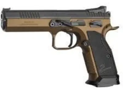 Simple Luxurious handgun  Low-poly 3D model