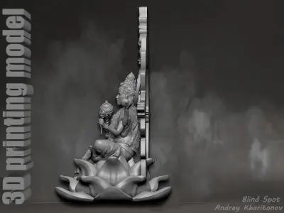 Siddhidatri 3D print model
