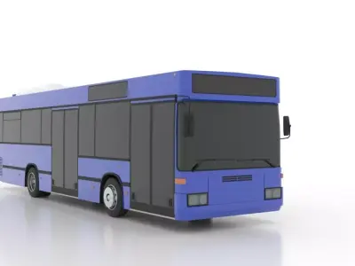 Mercedes-Benz O405N2K France Low Low-poly 3D model
