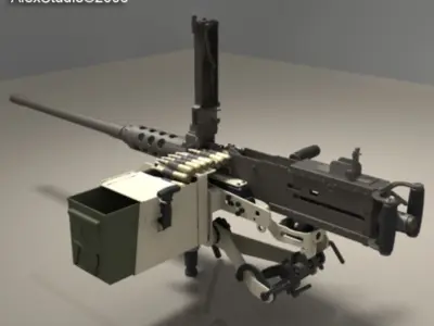  M2HB .50cal machinegun 