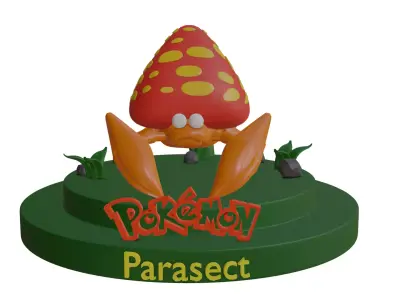 Pokemon Parasect for 3d print 3D print model