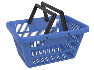Shopping basket 01 3D model