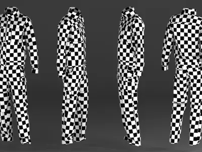 INDUSTRIAL WORKWEAR 3D MODEL 3D model