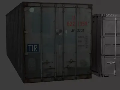 Container Pack HighQuality Optimized Industrial Assets Low-poly 3D model