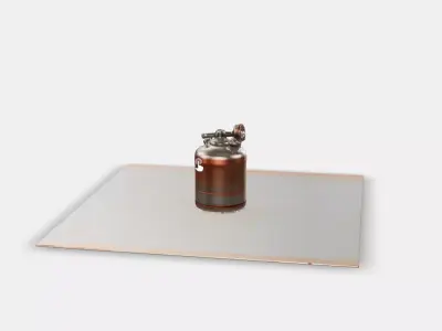 HighPressureGasCanister3DModel Low-poly 3D model