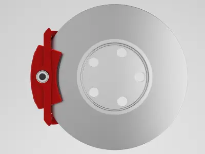 Brake disc 3D model from CGTrader