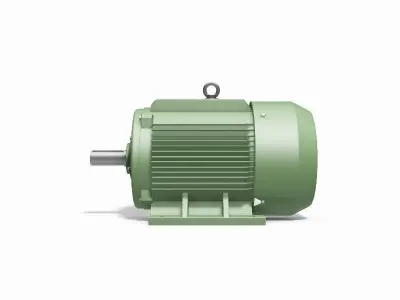 250M B3 Left 4-8 Pole IEC electric motor - 3D CAD model 3D model