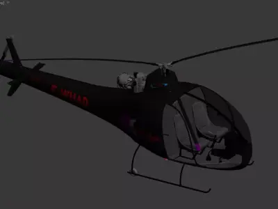 3D model of a helicopter 3D model by tung14726492